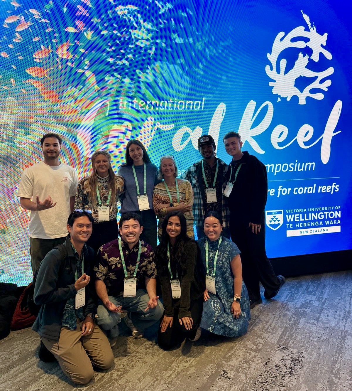 Group photo at the International Coral Reef Symposium